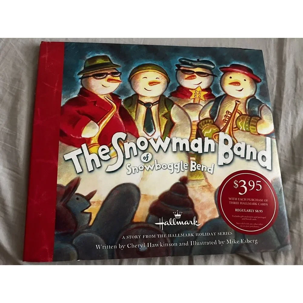 Hallmark The Snowman Band of Snowboggle Bend Hardcover Book - NEW